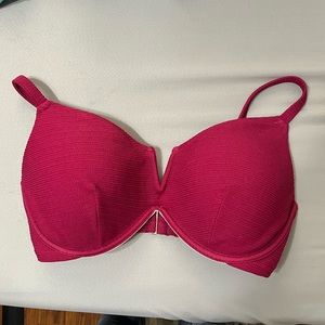 target maroon v neck bikini top